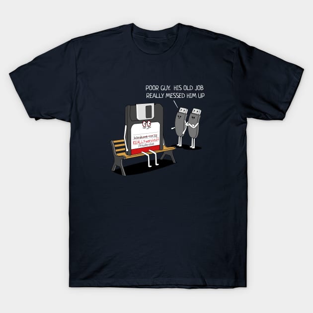 The Thousand Yard Floppy T-Shirt by NerdShizzle